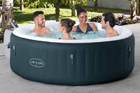 Bestway® LAY-Z-SPA® Energiespar-Whirlpool Miami AirJet™ für 6 Personen Ø 196 x 66 cm, Dunkelgrün