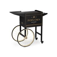 Royal Catering Wagen für Popcornmaschine - schwarz & golden