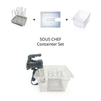 LA VAGUE SOUS-CHEF - Sous Vide Container Set TRANSPARENT