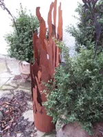 Edelrost Dekosäule Treibholz 100 cm und 120 cm Säule Treibholz - 120 cm