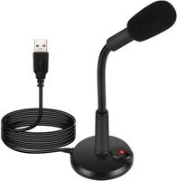 USB Standmikrofon Studio PC Mikrofon Kompatibel mit Computer Professionelles Mikrofon Video Konferenzen Aufnahmen Chat