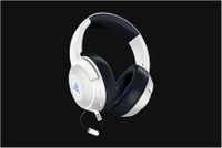 Herní náhlavní souprava Razer Kraken X PlayStation, na uši, s mikrofonem, bílá, kabelová
