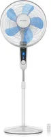 Brandson Standventilator Silent mit Fernbedienung und Display, mobiler Lüfter, Oszillation 80°, 60 Watt, Ventilator leise, Höhe verstellbar, 35° neigbar, Weiß