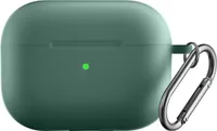 Hülle für Apple AirPods Pro 2 Silikon Case Cover Bumper Schutzhülle Dunkelgrün