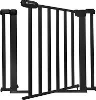 Kinderkraft LOCK & GO detská bezpečnostná bránka - 75-103 cm - bez vŕtania - POVRCHOVÝ KROK - KEEP OPEN - DVOJITÝ ZÁMOK - 90° otváranie - čierna