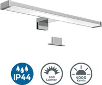 LED Spiegelleuchte Bad Beleuchtung Schminklicht Badezimmer IP44 Aufbaulampe 7W
