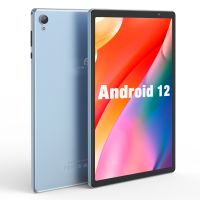 PRITOM Tablet 10 Zoll Android 12, 32 GB ROM 512 GB Expand Tablets, 2 GB RAM Wi-Fi 6 Tablet PC mit 1,6 GHz Quad-Core-CPU, 10,1 Zoll IPS-Bildschirm, Dual-Kameras(Blaue Silberne Farbe)