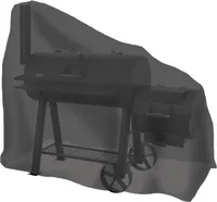 tepro Abdeckhaube Universal für Smoker groß, schwarz (89 x 172,2 x 147,3 cm)