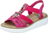 Rieker Komfort Sandalen Damen 31373735373631 Pink 43 EU