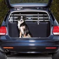 TRIXIE Hunde-Autogitter Aluminium Silber und Schwarz 13171