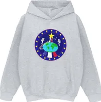 NASA - Mikina s kapucňou pre chlapcov BI13607 (152-158) (sivá)