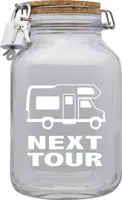 Spardose Geld Geschenk Ideen Next Tour Transparent Größe XXL 3 Liter