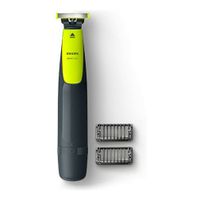 Philips QP2510/10/13/15 Oneblade Nass-/Trocken-Hybrid-Groomer, 30 min Akkubetrieb, 2 Kammaufsätze, abwaschbar