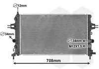 Van Wezel Wasserkühler für Opel Astra H + GTC Caravan Zafira B 1,6 1,8