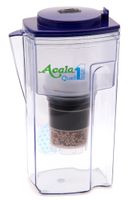 AcalaQuell ONE® Kannen Wasserfilter in dunkelblau, inkl. 1x Filterkartusche und 1x Mikroschwamm