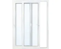 Schiebetür Kunststoff weiß 1800x2000 mm