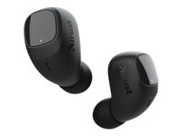 Trust Mobile Nika Compact Bluetooth Wireless Headset, In Ear Kopfhörer mit integriertem Mikrofon, True Wireless, bis zu 18 Stunden Wiedergabe, für Android, Chrome OS, iOS, Windows, Schwarz