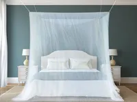 Windhager POP-UP Moskitonetz Zelt, großes Mückennetz für Doppelbett,  Camping Netz, Insektenschutz, Mückenschutz, Bettnetz, Fliegennetz Zelt, 160  x