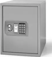 Elektrický nábytkový trezor Security 35 x 40 x 40 cm stříbrný