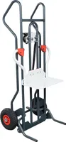 FIMM höhenverstellbare Sackkarre Tragkraft 150 kg mit 260mm Pneumatik Reifen