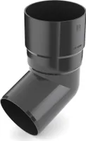 BRYZA Koleno svodu 67° plastové Ø 63 mm, Antracit RAL 7021