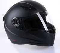 Celoobličejová motocyklová přilba CMX "Blacky" černá matná L