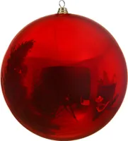 Weihnachtskugeln Kunststoff 40cm 1 Stück - Weihnachtsrot