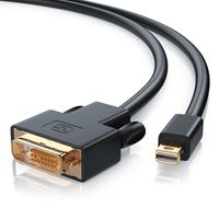 CSL Mini DisplayPort zu DVI Video-Kabel, miniDP Monitor Adapter Kabel, für Apple, PC's & Notebooks - 1m