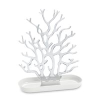 Koziol Schmuckständer CORA - Koralle - Kunststoff - Design - Transparent/ Weiß