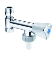 Optiline Geräteventil für Eckventile mit Rückflussverhinderer, G 3/8", chrom
