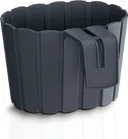 NABBI Kunststoff Balkonkasten DDEZ200 19,4 cm - Anthrazit