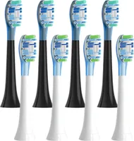 8 Stück Ersatzbürstenköpfe für Philips Zahnbürsten YM9044 – Ersatzbürstenköpfe für Philips Sonicare Zahnbürsten