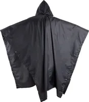 Nepromokavý kabát pončo do deště černá