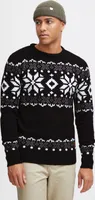 !Solid SDNorwig Herren Weihnachtspullover Norweger-Pullover Winter Strickpullover Grobstrick Pullover mit Stretch Rundhals-Ausschnitt Regular fit