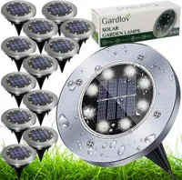 Solar-Gartenleuchten - 12 Stück Gardlov 24001