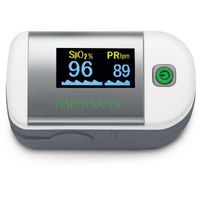 medisana PM 100 Pulsoximeter, Messung der Sauerstoffsättigung im Blut, Fingerpulsoxymeter mit OLED-Display und One-Touch Bedienung
