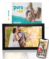 Digitaler bilderrahmen 15,6 Zoll Full-HD-Fotorahmen mit Frameo-App - 32 GB - IPS-Touchscreen