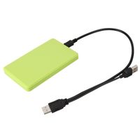 USB 2,5 -Zoll 2 TB SATA HDD SSD -Festplatte Externe Gehäusekoffer für PC -Laptop-Grün