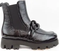 Paul Green Chelsea Boots - Schwarz Glattleder Größe: 40.5 Normal