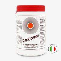 Clean Express Kaffeefettlöser Reiniger Pulver  - 900g Behälter - aus Italien - Sieb-& Brühkopfreiniger