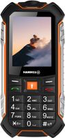 Hammer H Boost LTE Handy ohne Vertrag, 2.4 Zoll Farbdisplay, Robust, Mega Batterie 3500 mAh, (IP68), Stoßfest, Baustellen Tasten, Taschenlampe, Dual SIM, Tastenhandy - Schwarz