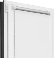 Estika Verdunklungsrollo ohne bohren - 125 x 150 cm - Weiß - Thermorollo