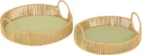 Atmosphera createur d'interieur - 2 tabletts "ali" d35x11cm