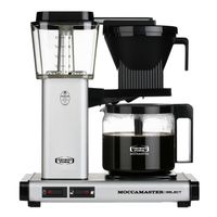Moccamaster Kaffeemaschine KBG Select - matt silber - 1.25 Liter