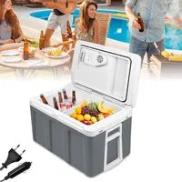 ACXIN 48-litrowa lodówka elektryczna z funkcją chłodzenia i utrzymywania ciepła lodówka samochodowa 12V 230V mini lodówka do samochodu, kempingu, festiwali, podróży