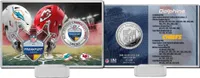 NFL Frankfurt Game Silver Coin Card Chiefs vs. Dolphins