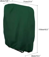 Klappstuhl Abdeckung Schutzhülle für Liegestuhl Sonnenliege Wasserdicht Anti-UV Gartenmöbel Schutz vor Beschädigungen, 71 x 110 cm