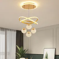 JDONG LED Pendelleuchte esstisch Hängeleuchte Gold 54W 100CM Dimmbar, LED fest integriert, Kaltweiß, Warmweiß, Neutralweiß, Tageslichtweiß, Pendell