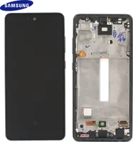 Original Samsung Galaxy A52 A525F / A52 5G A526B LCD Display Touch Screen Digitizer Bildschirm Schwarz GH82-25524A / GH82-25526A / GH82-25754A