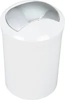 spirella Schwingdeckeleimer Malibu 5 l weiß glänzend